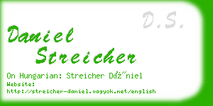 daniel streicher business card